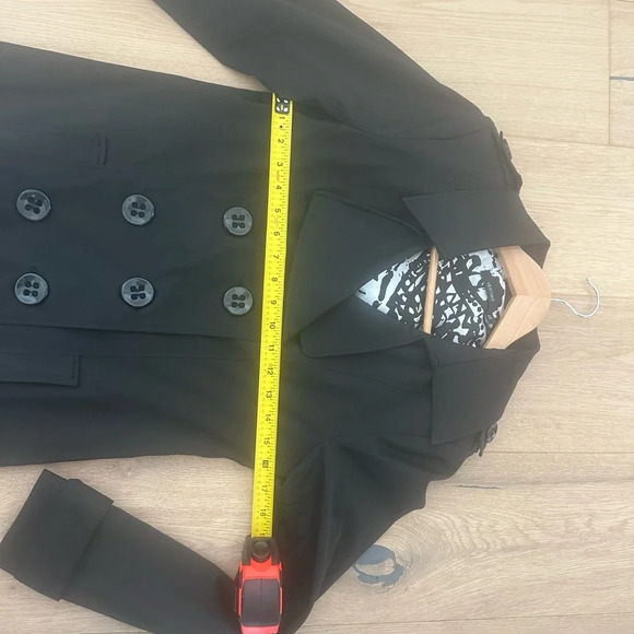 Vertigo Paris Black Double-Breasted Coat - Picture 6 of 8